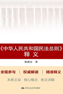《中华人民共和国民法总则》释义